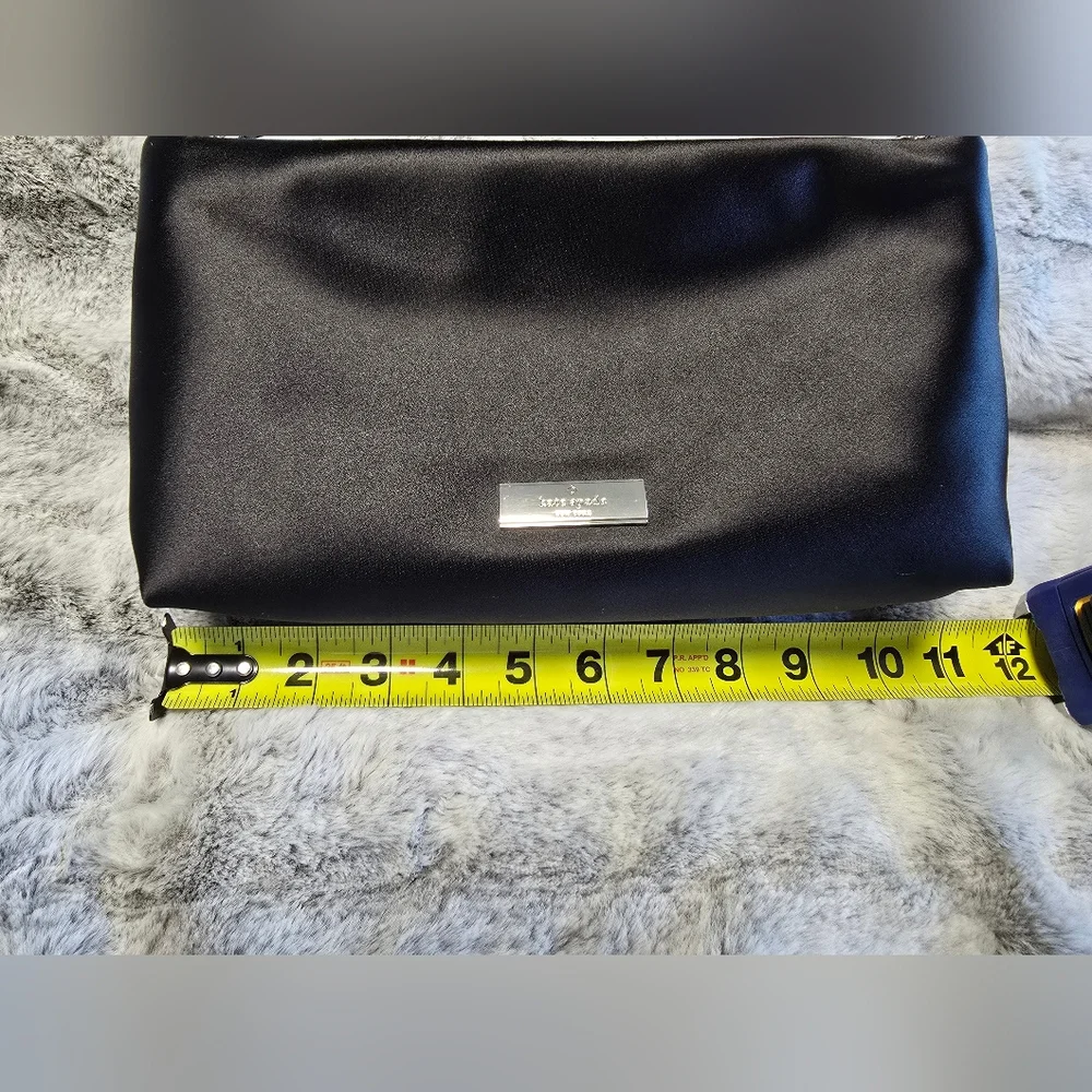 NWT Kate Spade Anya‎ Satin Shoulder Bag Crystal Chain Strap